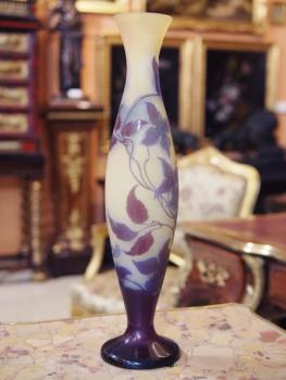 Vase - geschichteten Glas - 1900