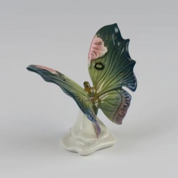 Porzellan Figur Schmetterling - weißes Porzellan - 1930