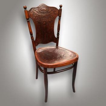 Zwei Stühle - massive Buche, Sperrholz - 1890