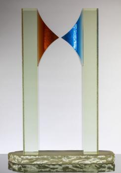 Glasarbeit - klares Glas, geschmolzenem Glas - Vladimír Klein (1950) - 1993