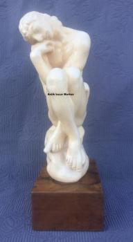 Nackte Figur - patinierte Keramik - 1931