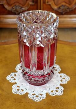 Vase - geschliffenes Glas - 1950