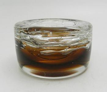 Glasschüssel - Glas, handgemachte Glas - František Vízner / Škrdlovice - 1960