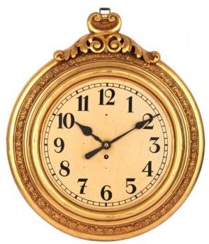 Uhr - Massivholz - 1870