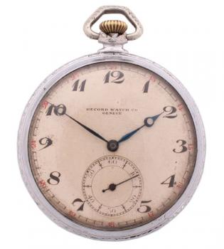 Taschenuhr - Record Watch Co Geneve - 1920