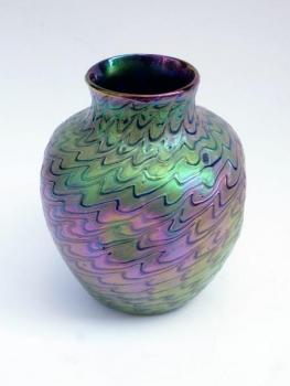 Vase - Irisierend Glas - Wilhelm Kralik - Lenora - 1910
