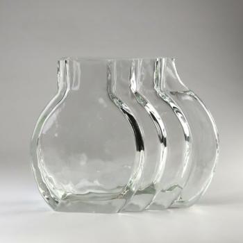Vase - klares Glas - 1990