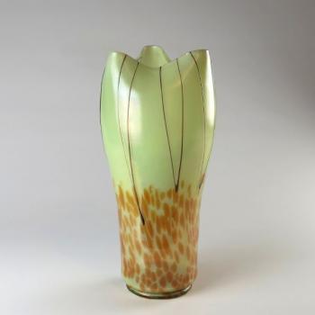 Vase - Opalglas, handgemachte Glas - 1910