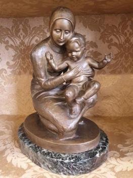Skulptur - patinierte Bronze - Jan Tříska - 1933