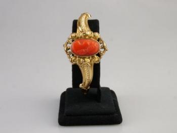 Armband - Gold, Koralle - 1870