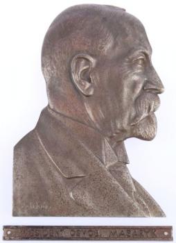 Plakette - Gusseisen - Julius Pelikn (1887 Nov Vesel  1969 Olomouc) - 1920