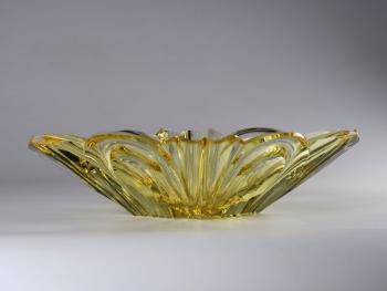 Glasschssel - Glas, Citrin - 1930