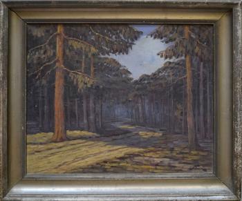 Waldlandschaft - Ladislav pitnk (*1901) - 1930