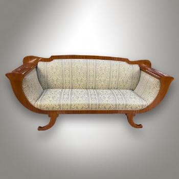 Couch - Massivholz, Schellakpolitur - 1870