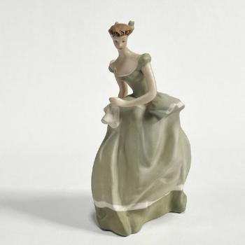 Porzellanfigur - weies Porzellan - 1960