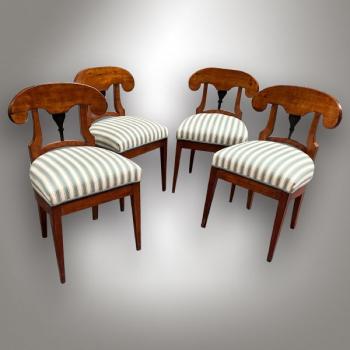Vier Stühle - Kirschholz - 1840