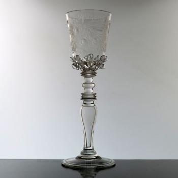 Glasbecher - klares Glas, handgemachte Glas - 1870