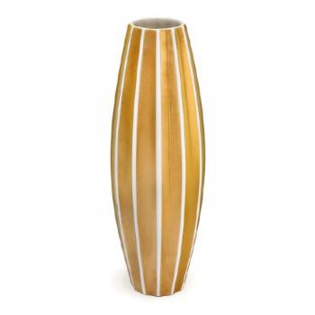 Pavel Janák: Vase konvex große goldene Streifen