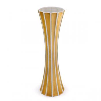 Vase ausgehöhlt großen goldenen Streifen