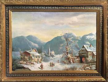 Winterlandschaft - 1900