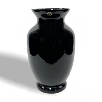 Vase - schwarzes Glas - Friedrich Egermann (1777 - 1864) - 1995