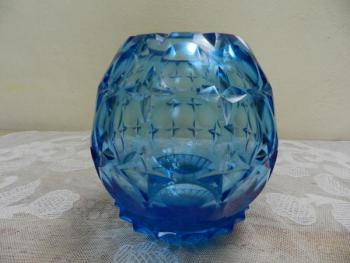 Vase - Glas, geschliffenes Glas - 1950