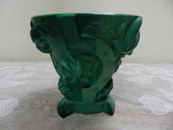 Vase - Glas, grünes Glas - 1930