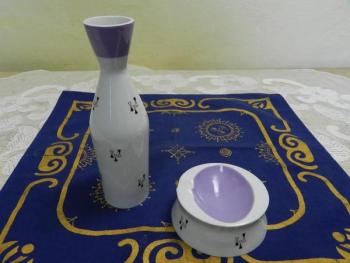 Vase aus Porzellan - Porzellan, weißes Porzellan - Royal Dux - 1960