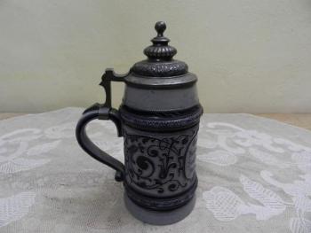 Bierkrug - Steingut, Keramik - 1890