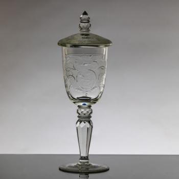 Glasbecher - klares Glas - 1890