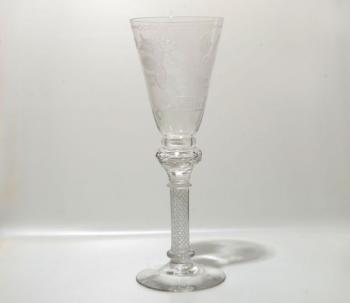Glasbecher - klares Glas - 1900
