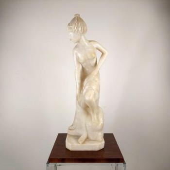 Nackte Figur - Alabaster - 1960