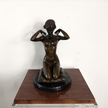Nackte Figur - Bronze - 2000