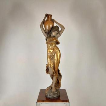 Nackte Figur - Keramik - Goldscheider - 1900