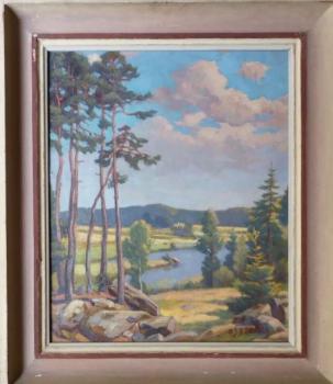 Gemälde - Leinwand - Antonín J. Bobek Boura (nar. 1904)  - 1943