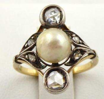 Ring - Gold, Diamant - 1910