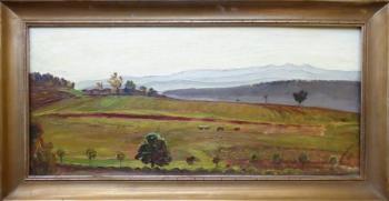 Landschaft - Karton - Marie Vejvodová Vořechová  - 1930
