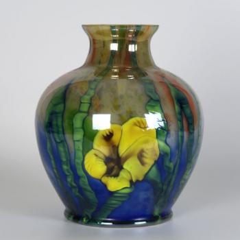 Marquetry vase - Kralik