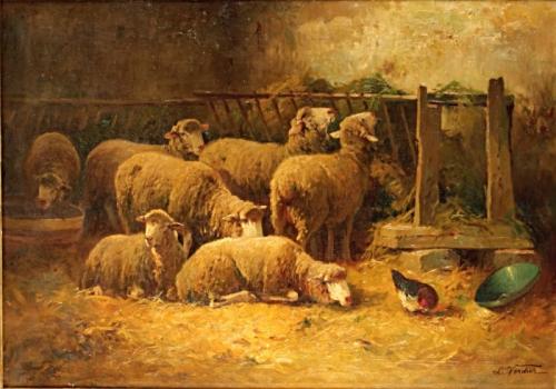 Stillleben mit Tieren - Verdier Jean-Louis (1849-1895) - 1880