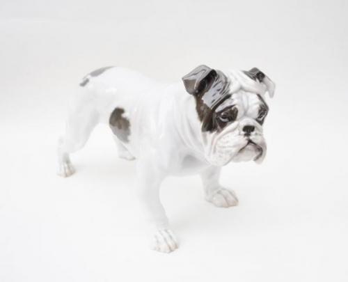 Porzellan Figur Hund - glasiertes Porzellan - Rosenthal - 1925