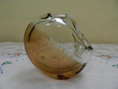 Vase - Glas, handgemachte Glas - 1976