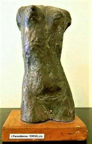 Nackte Figur - Metall - Paroubková - 1968