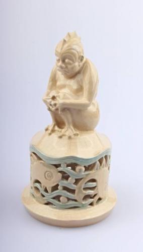Frosch, Keramik, 1910, sterreich - Ungarn