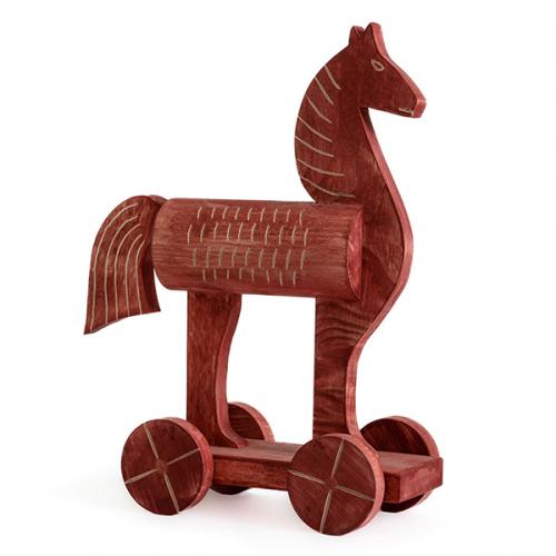 Joka Baruch (18921966): Spielzeugpferd rot