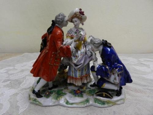 Porzellan Figurengruppe - Porzellan - 1850